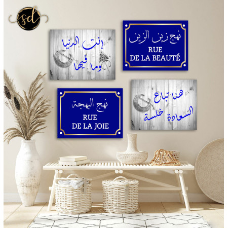 Tableau Fantaisie Rue de la Beauté – Charme, Poésie et Raffinement Artistique