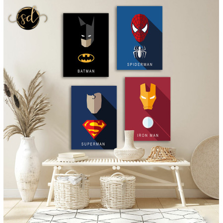 Tableau sper hero Marvel