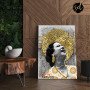 Tableaux om kalthoum en jaune