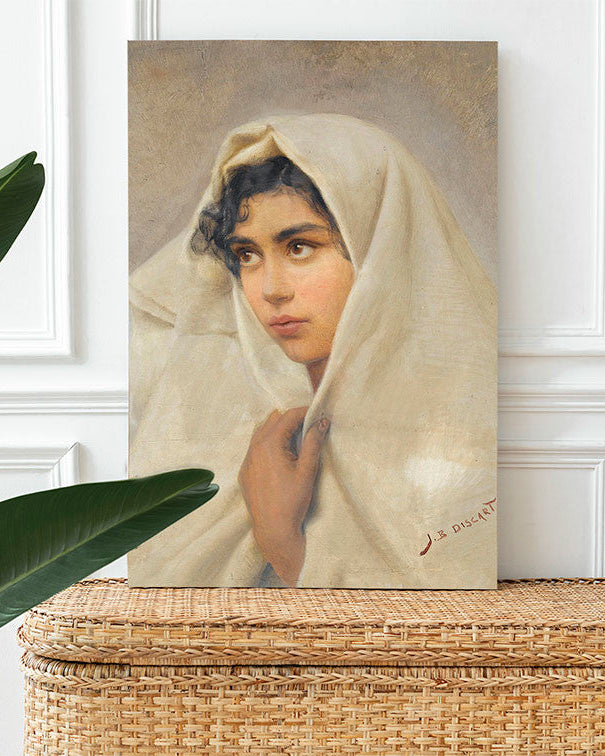 Tableau femme en sefseri tunisien