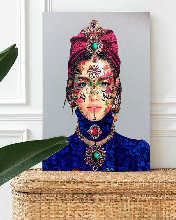 Tableau femme arabesque